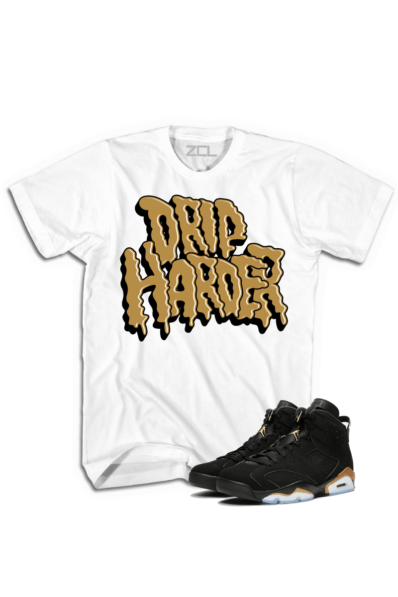 Air Jordan Retro 6 DMP Defining Moments "Drip Harder" Tee - Zamage
