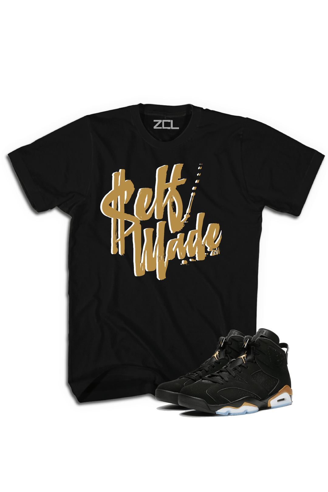 Air Jordan Retro 6 DMP Defining Moments "Self Made" Tee - Zamage