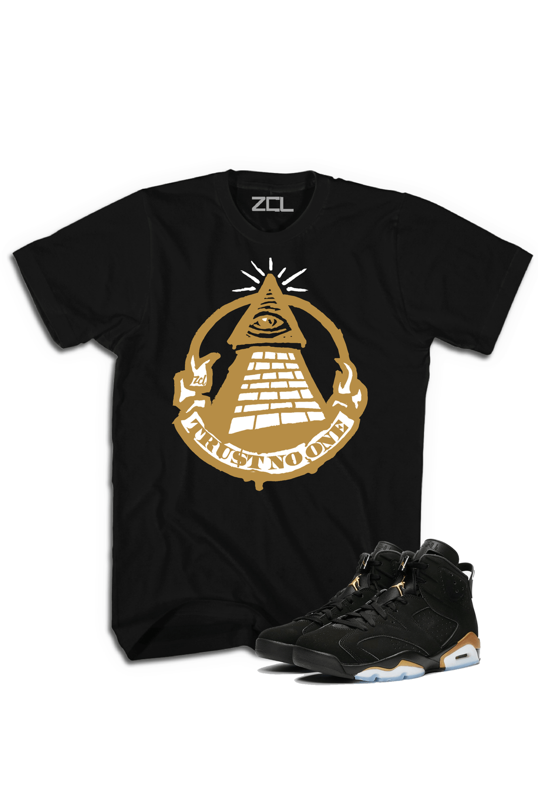 Air Jordan Retro 6 DMP Defining Moments "Trust No One" Tee - Zamage