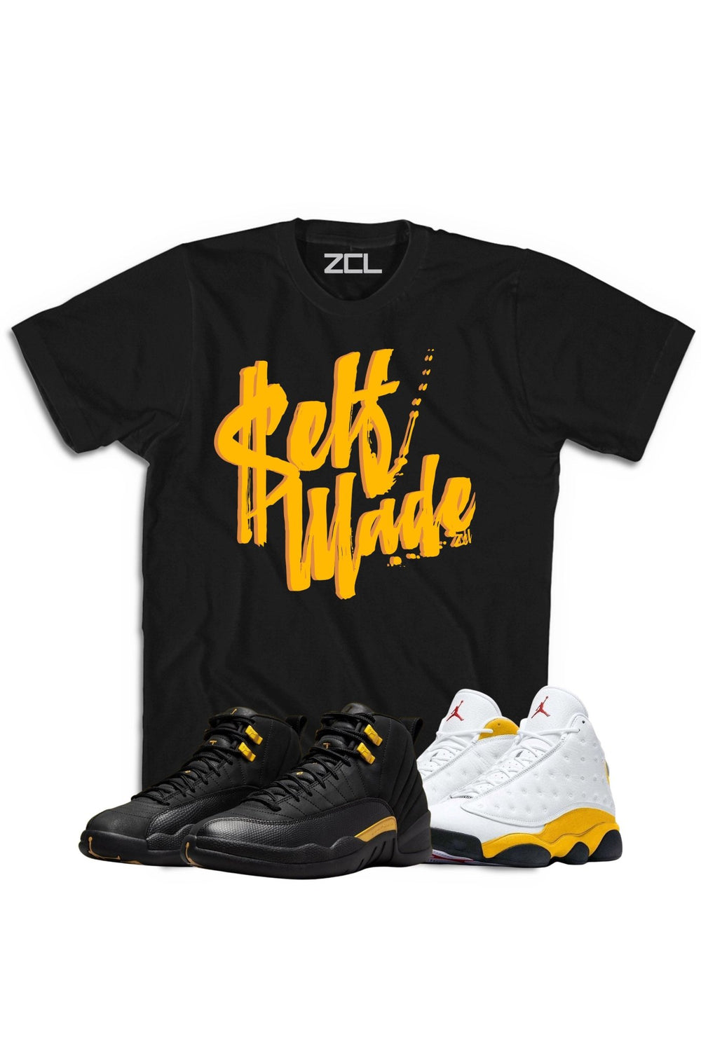 Air Jordan "Self Made" Tee Black Taxi / Del Sol - Zamage