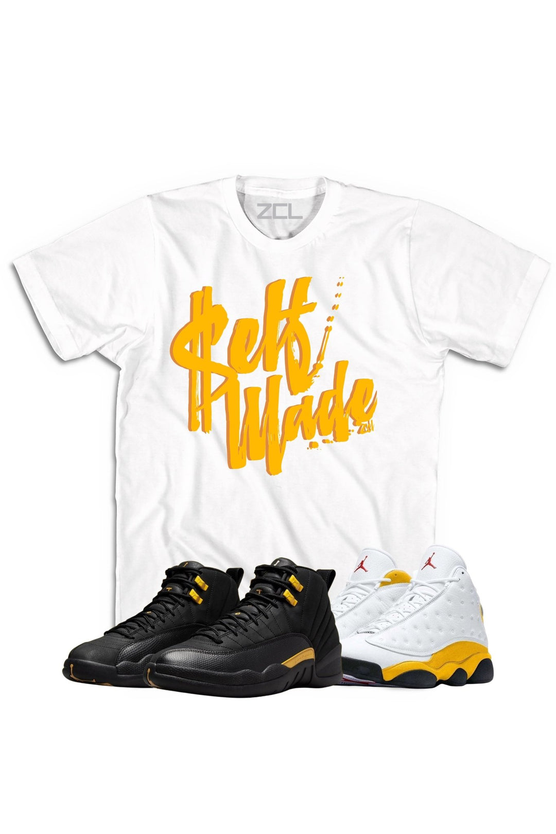 Air Jordan "Self Made" Tee Black Taxi / Del Sol - Zamage