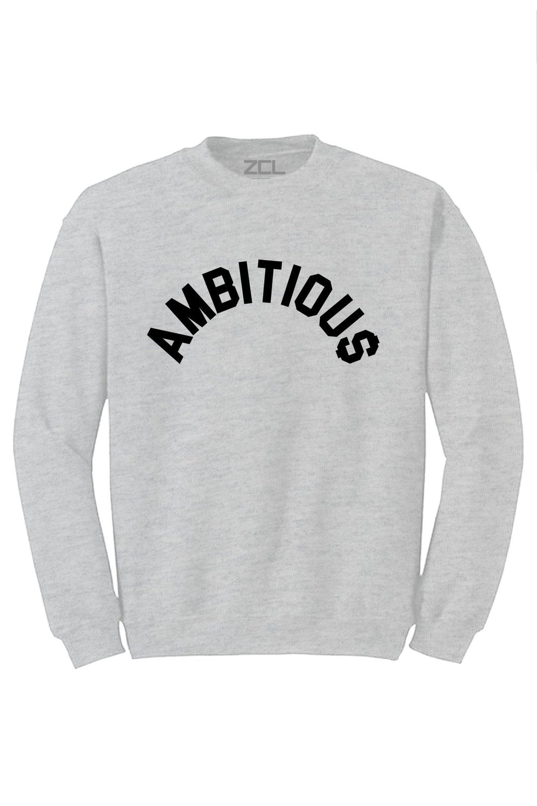 Ambitious Crewneck Sweatshirt (Black Logo) - Zamage