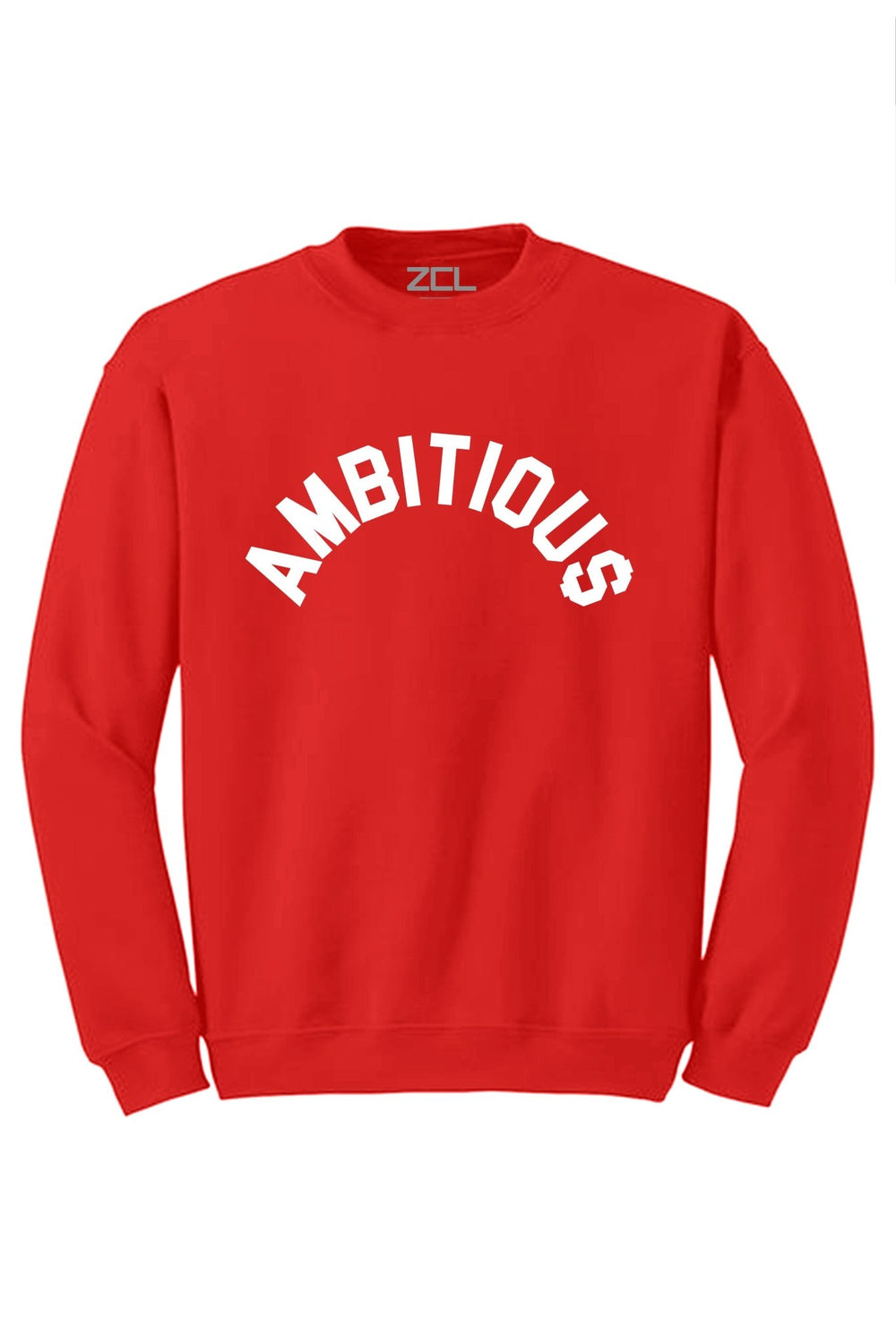 Ambitious Crewneck Sweatshirt (White Logo) - Zamage