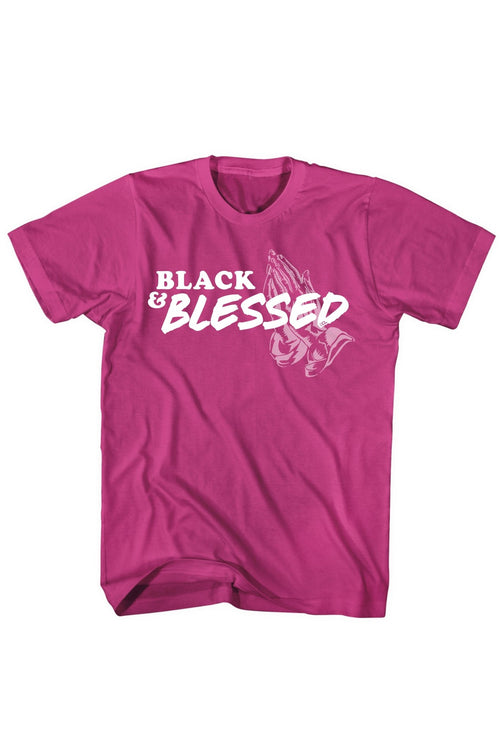 Black & Blessed Tee (Berries) - Zamage