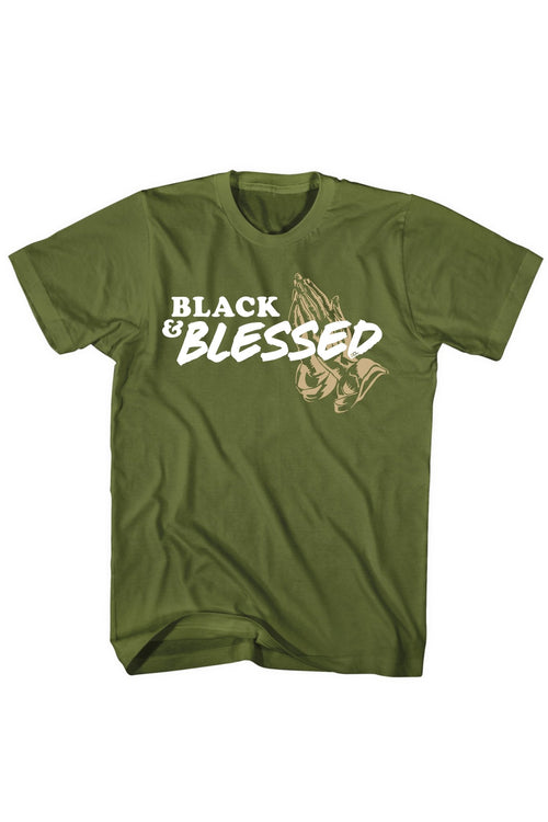 Black & Blessed Tee (Earth Tones) - Zamage