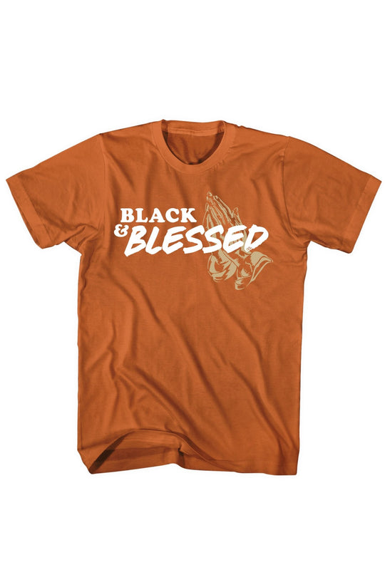 Black & Blessed Tee (Earth Tones) - Zamage