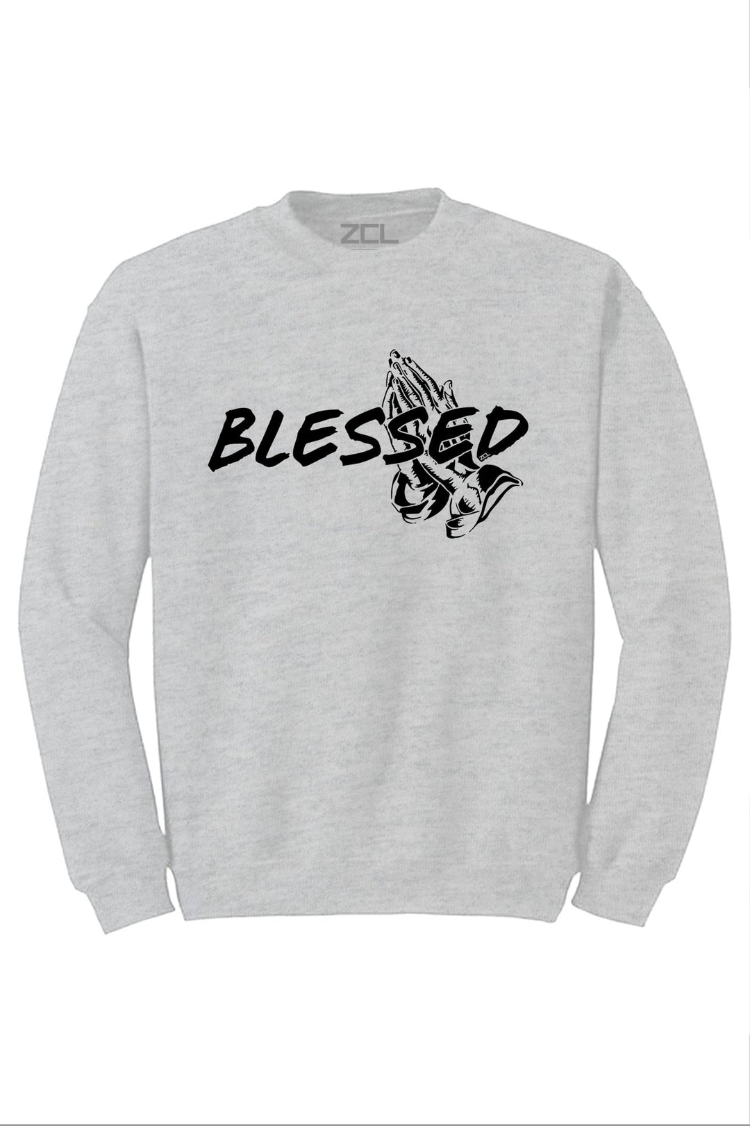 Blessed Crewneck Sweatshirt (Black Logo) - Zamage