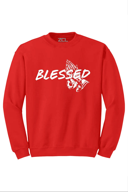 Blessed Crewneck Sweatshirt (White Logo) - Zamage