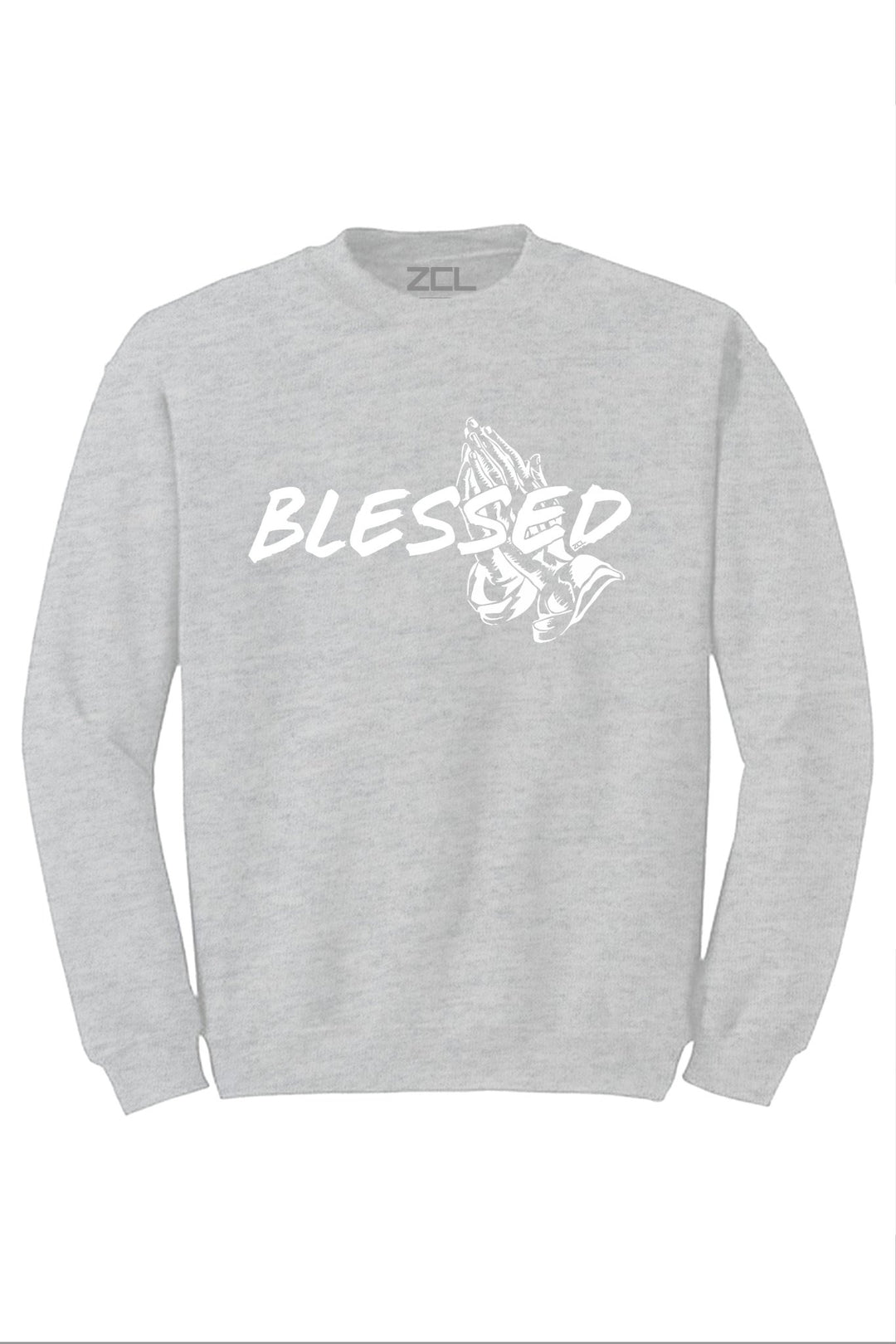 Blessed Crewneck Sweatshirt (White Logo) - Zamage