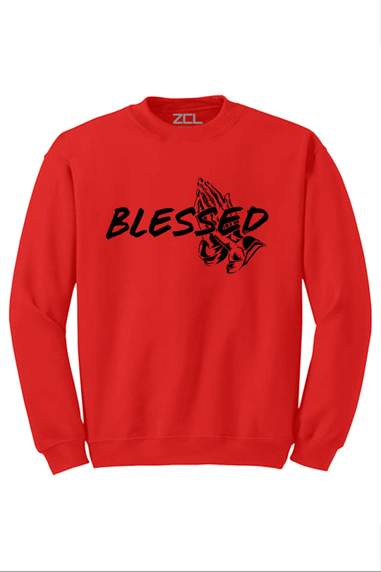 Blessed Crewneck Sweatshirt (Black Logo) - Zamage