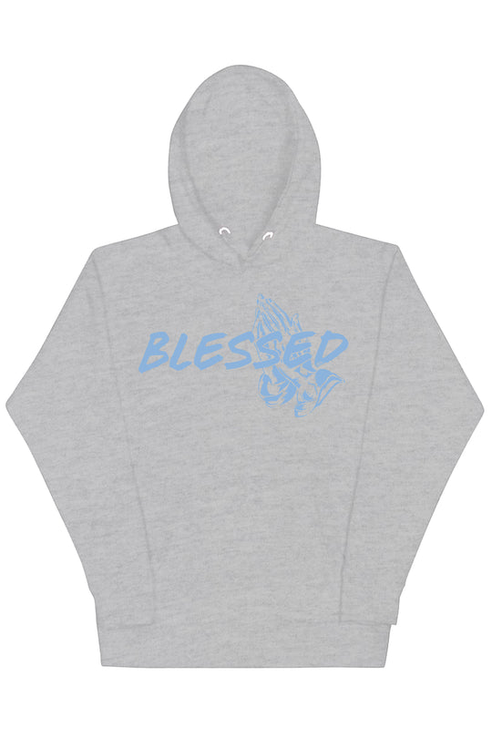 Blessed Hoodie (Powder Blue Logo) - Zamage