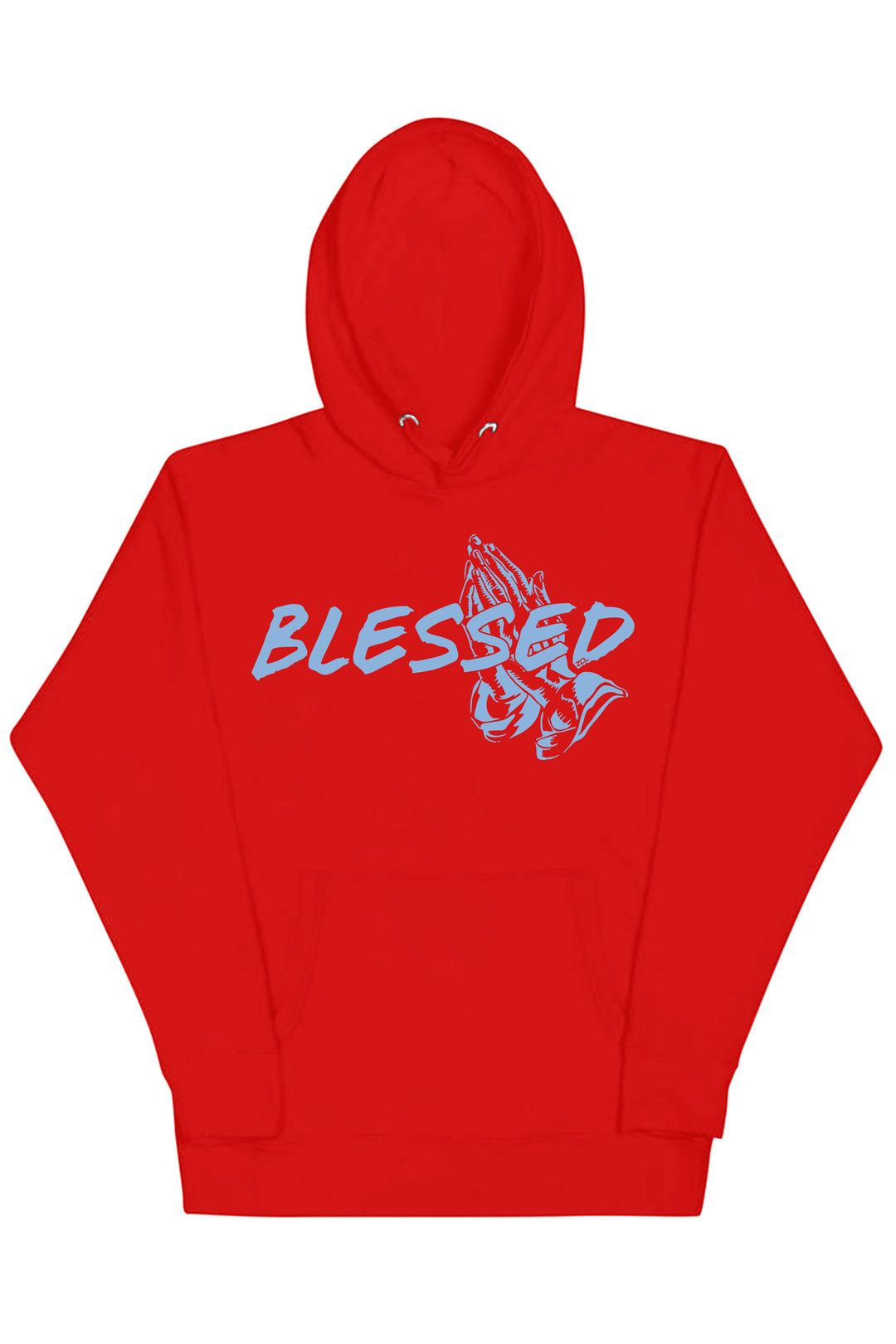Blessed Hoodie (Powder Blue Logo) - Zamage