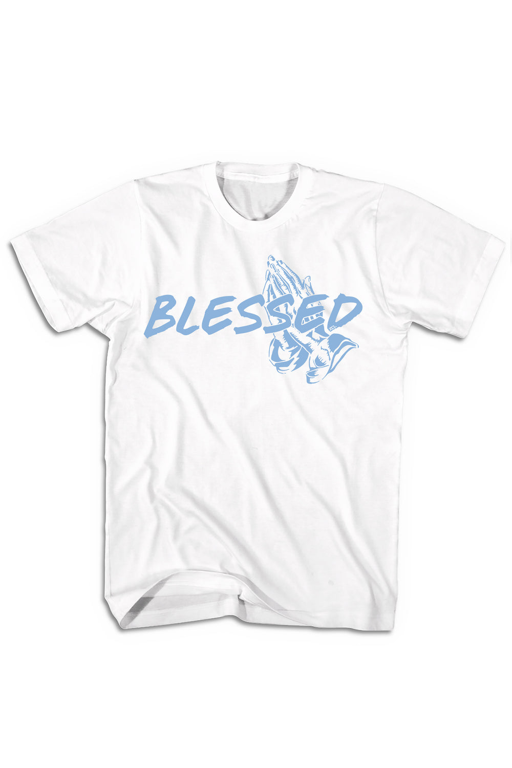 Blessed Tee (Powder Blue Logo) - Zamage