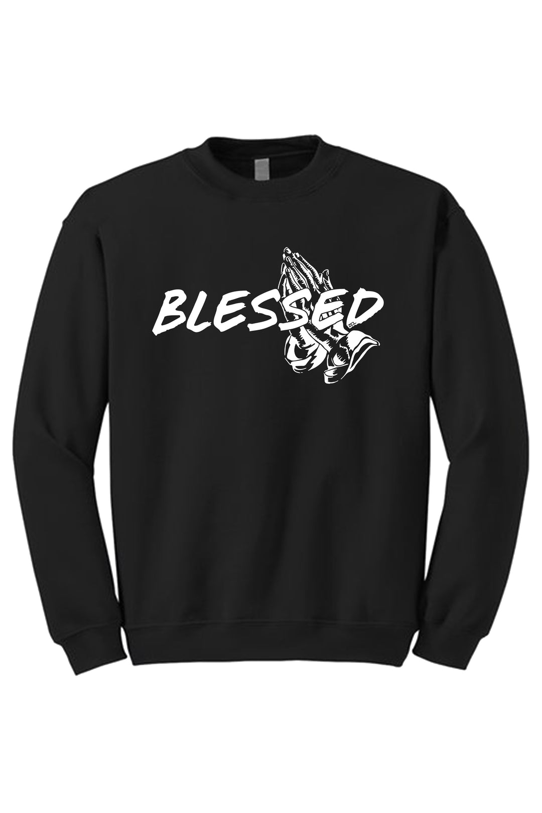 Blessed Crewneck Sweatshirt (White Logo) - Zamage