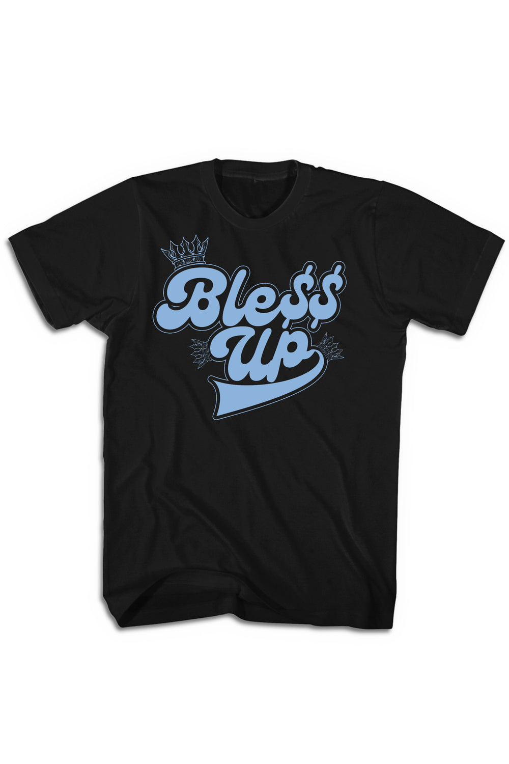Bless Up Tee (Blue Logo) - Zamage