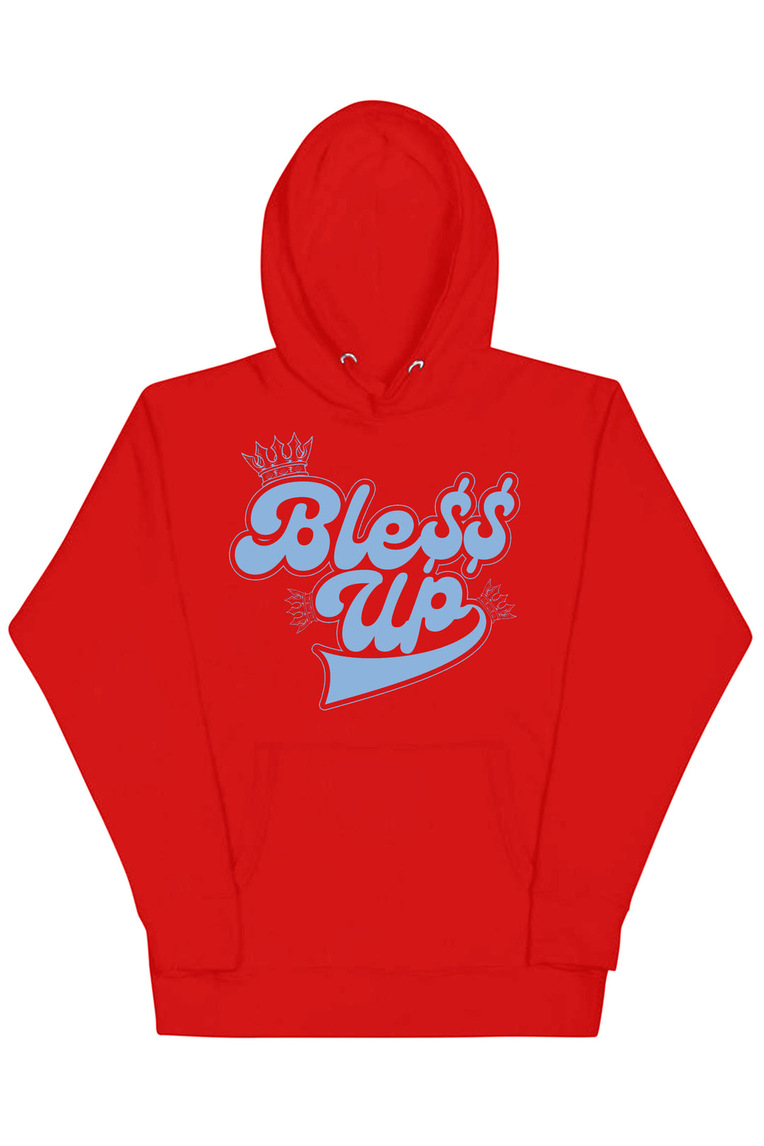 Bless Up Crowns Hoodie (Blue Logo) - Zamage