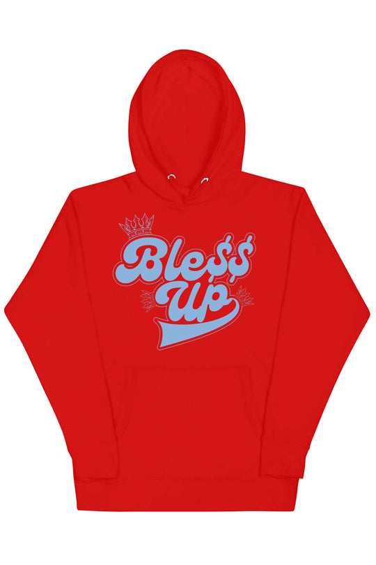 Bless Up Crowns Hoodie (Blue Logo) - Zamage