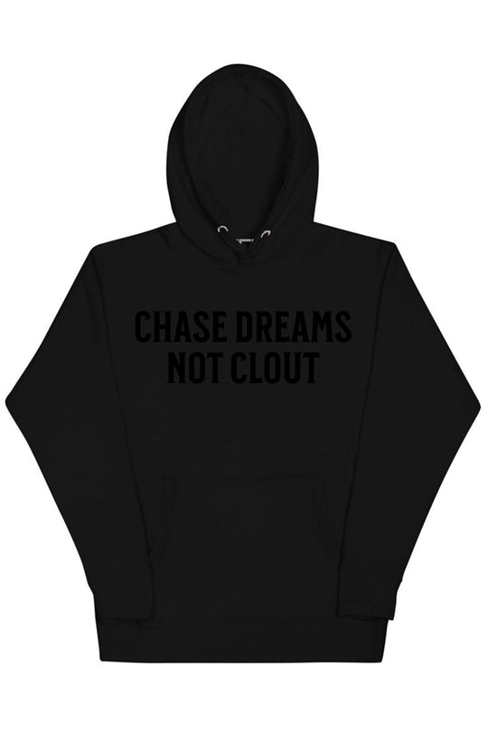 Chase Dreams Not Clout Hoodie (Black Logo) - Zamage