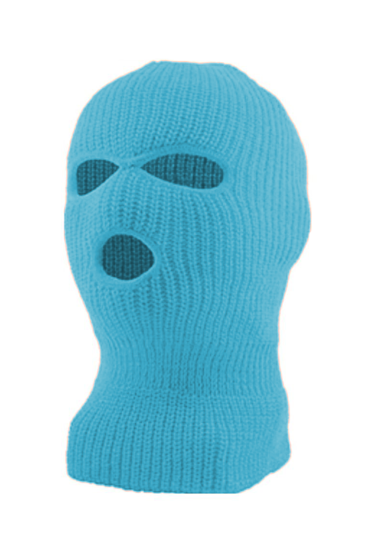Classic Full Face Balaclava Mask (Sky Blue) - Zamage