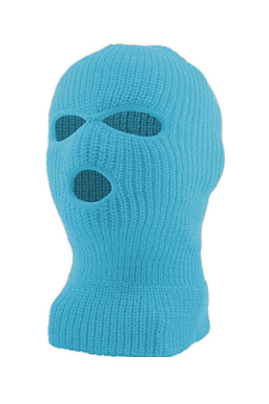 Classic Full Face Balaclava Mask (Sky Blue) - Zamage