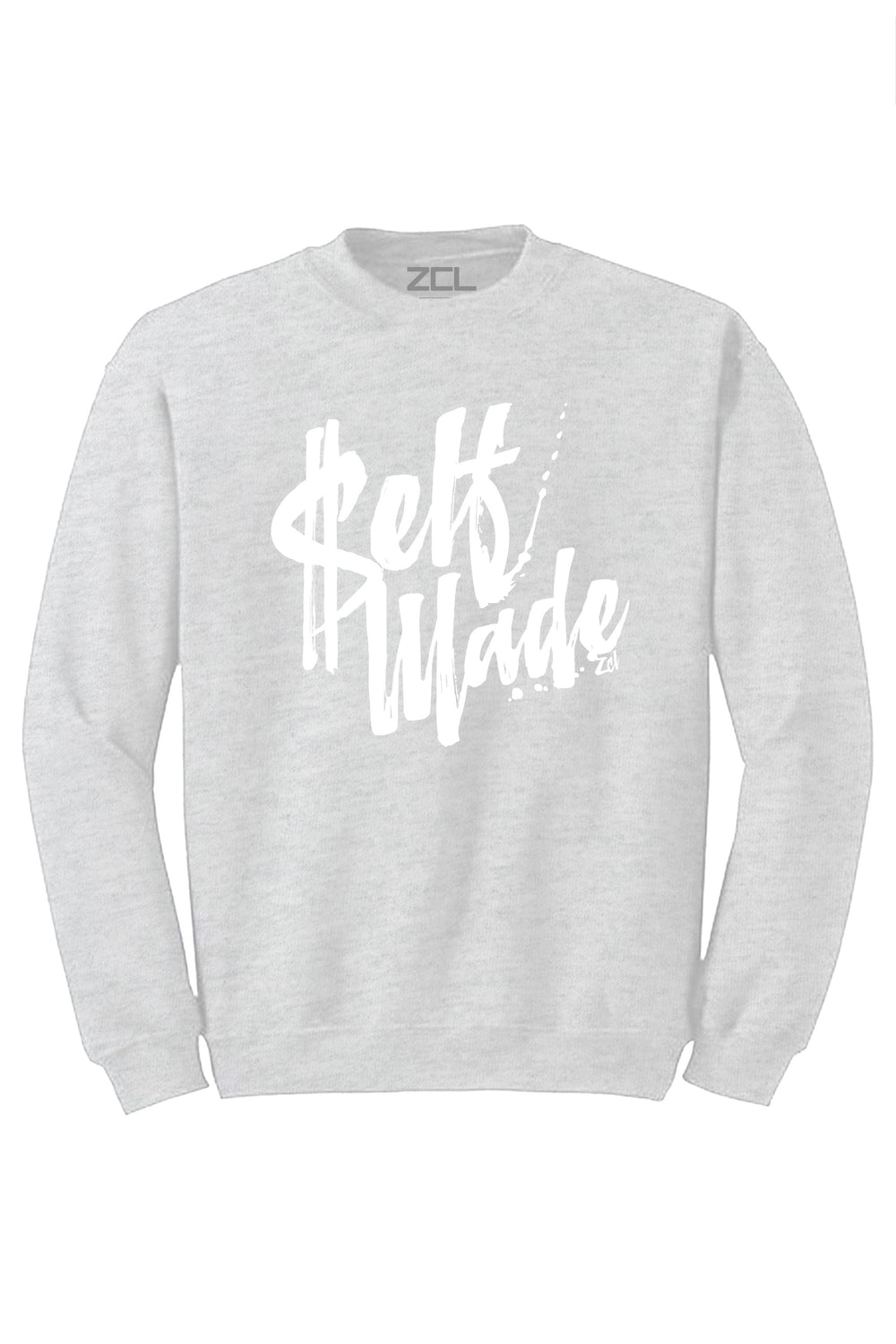 Self Made Crewneck Sweatshirt (White Logo) - Zamage