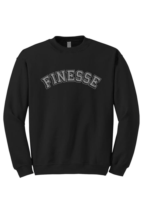 Finesse Crewneck Sweatshirt (Grey Logo) - Zamage