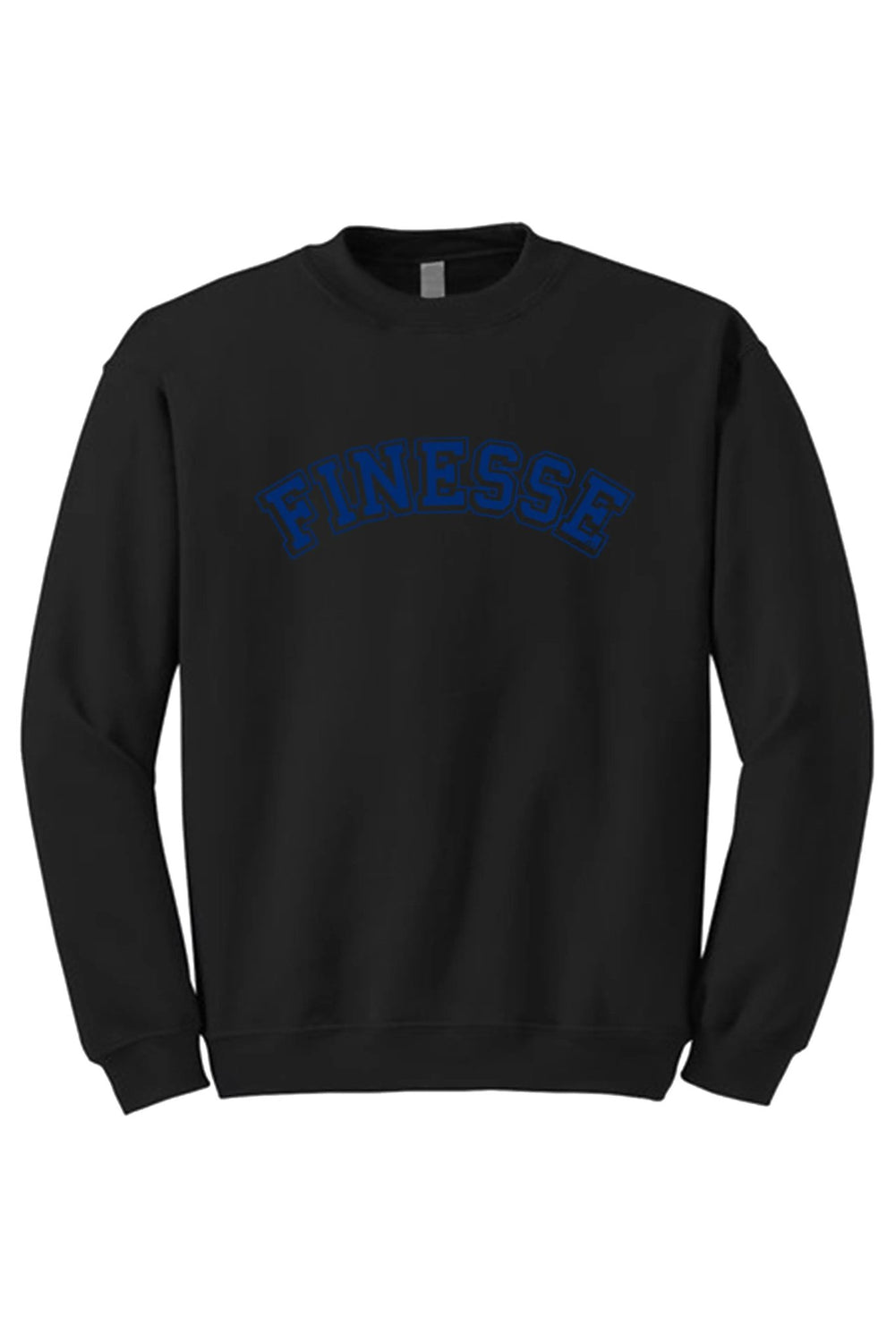 Finesse Crewneck Sweatshirt (Royal Blue Logo) - Zamage