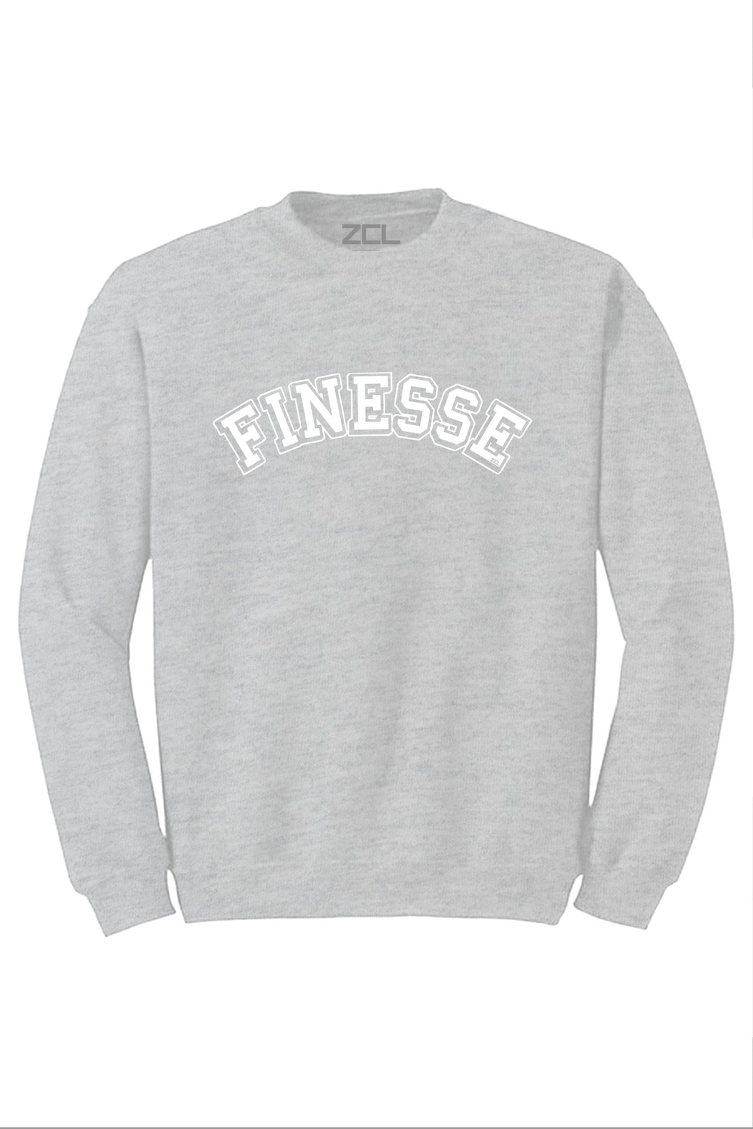 Finesse Crewneck Sweatshirt (White Logo) - Zamage