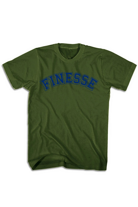 Finesse Tee (Royal Blue Logo) - Zamage