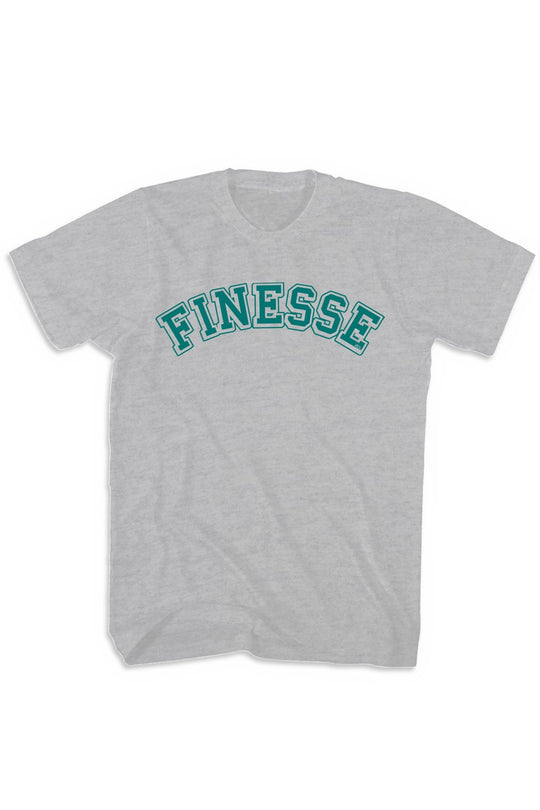 Finesse Tee (Teal Logo) - Zamage