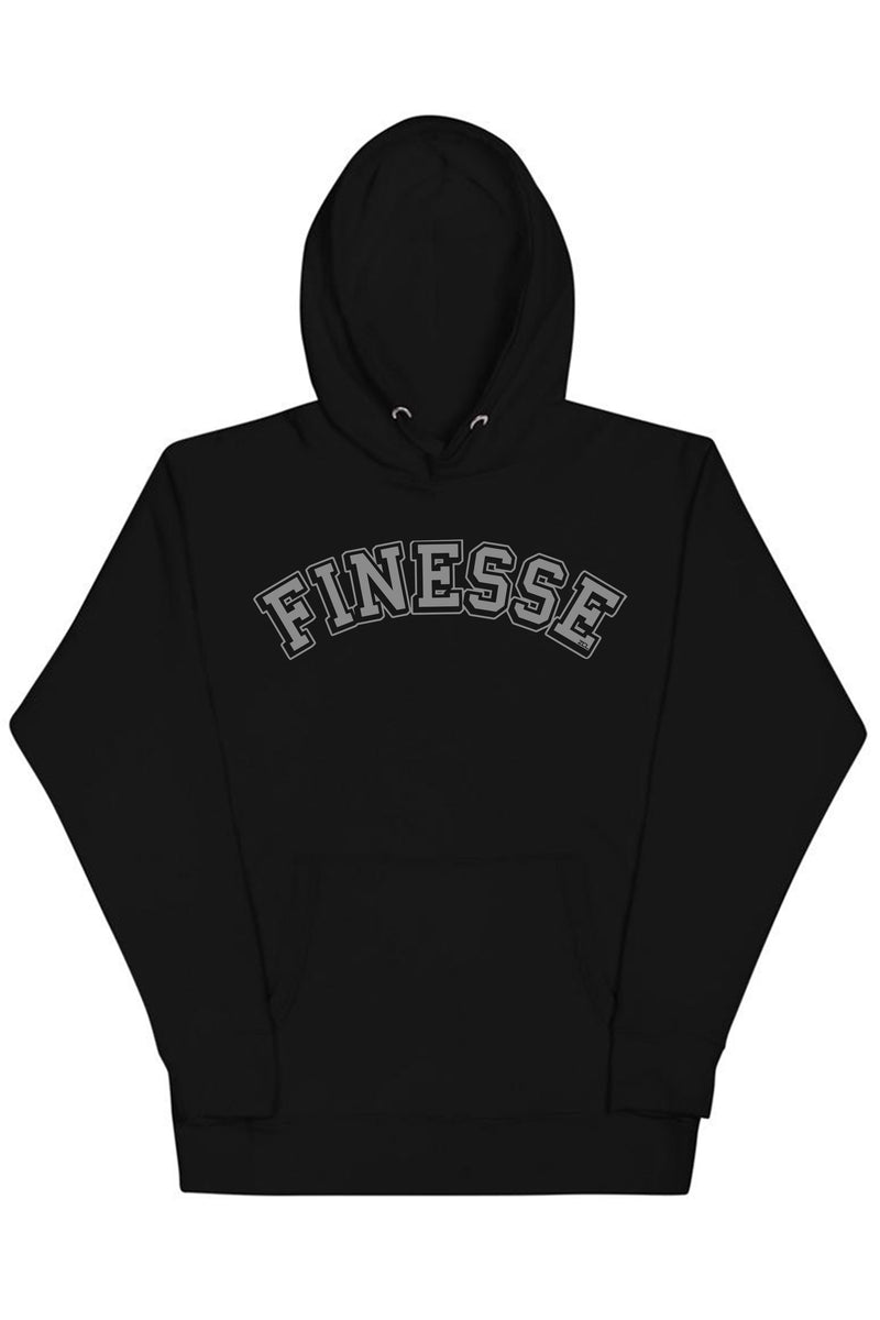 Finesse Hoodie (Grey Logo) - Zamage
