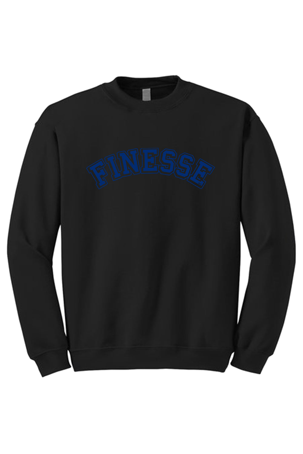 Finesse Crewneck Sweatshirt (Royal Blue Logo) - Zamage