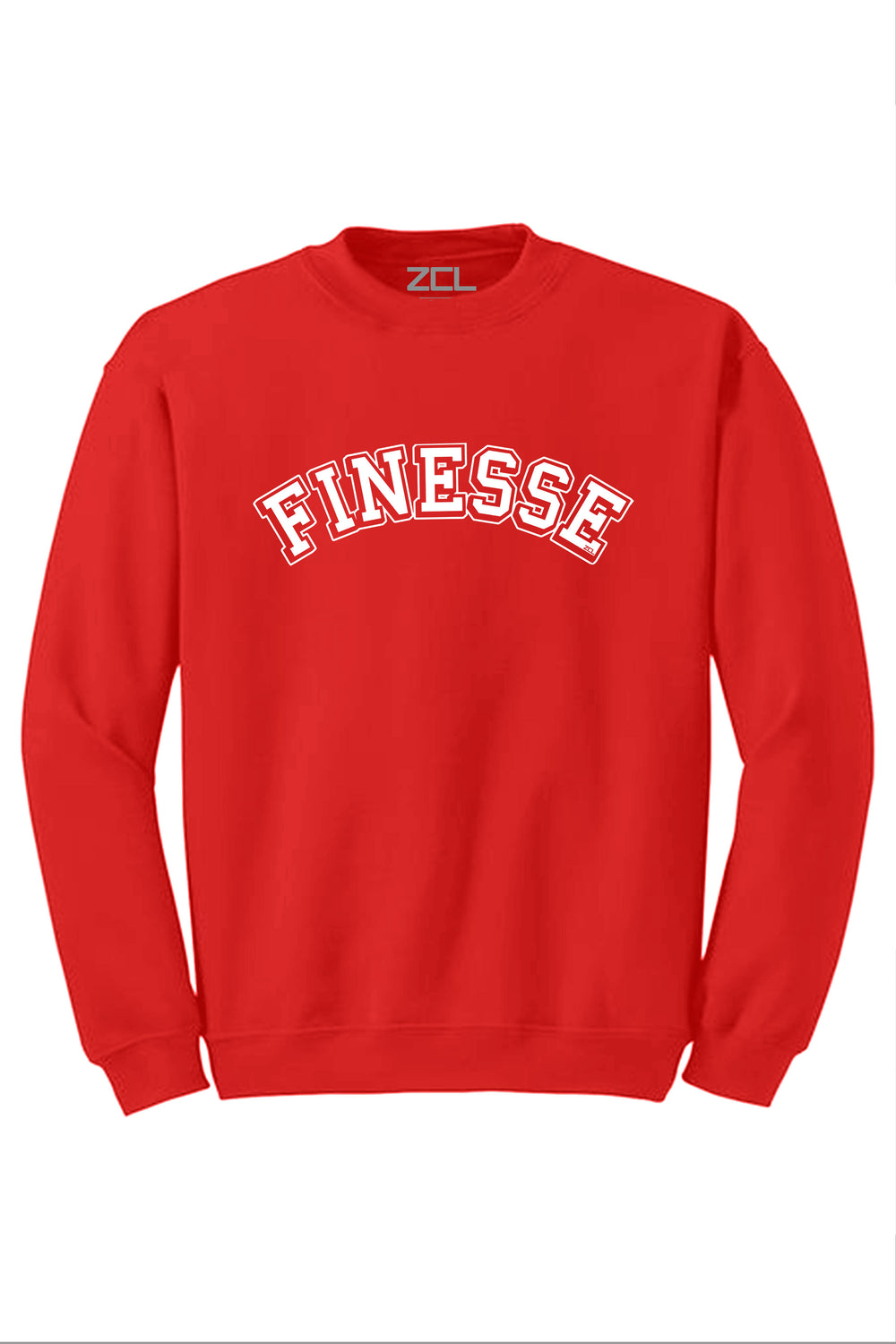 Finesse Crewneck Sweatshirt (White Logo) - Zamage