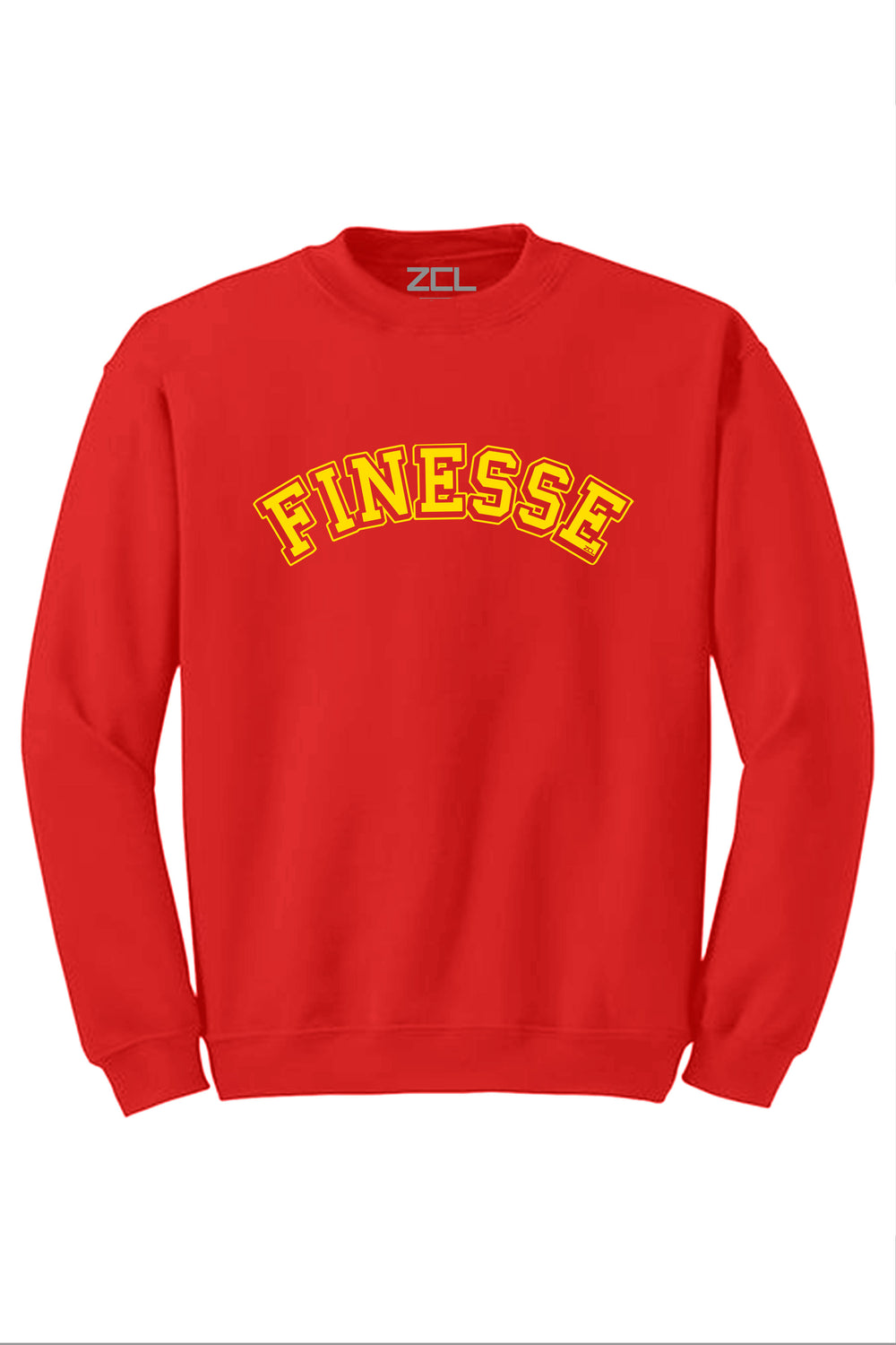 Finesse Crewneck Sweatshirt (Yellow Logo) - Zamage