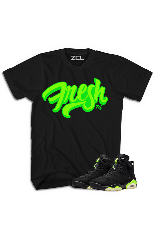 Air Jordan 6 "Fresh" Tee (Electric Green) - Zamage