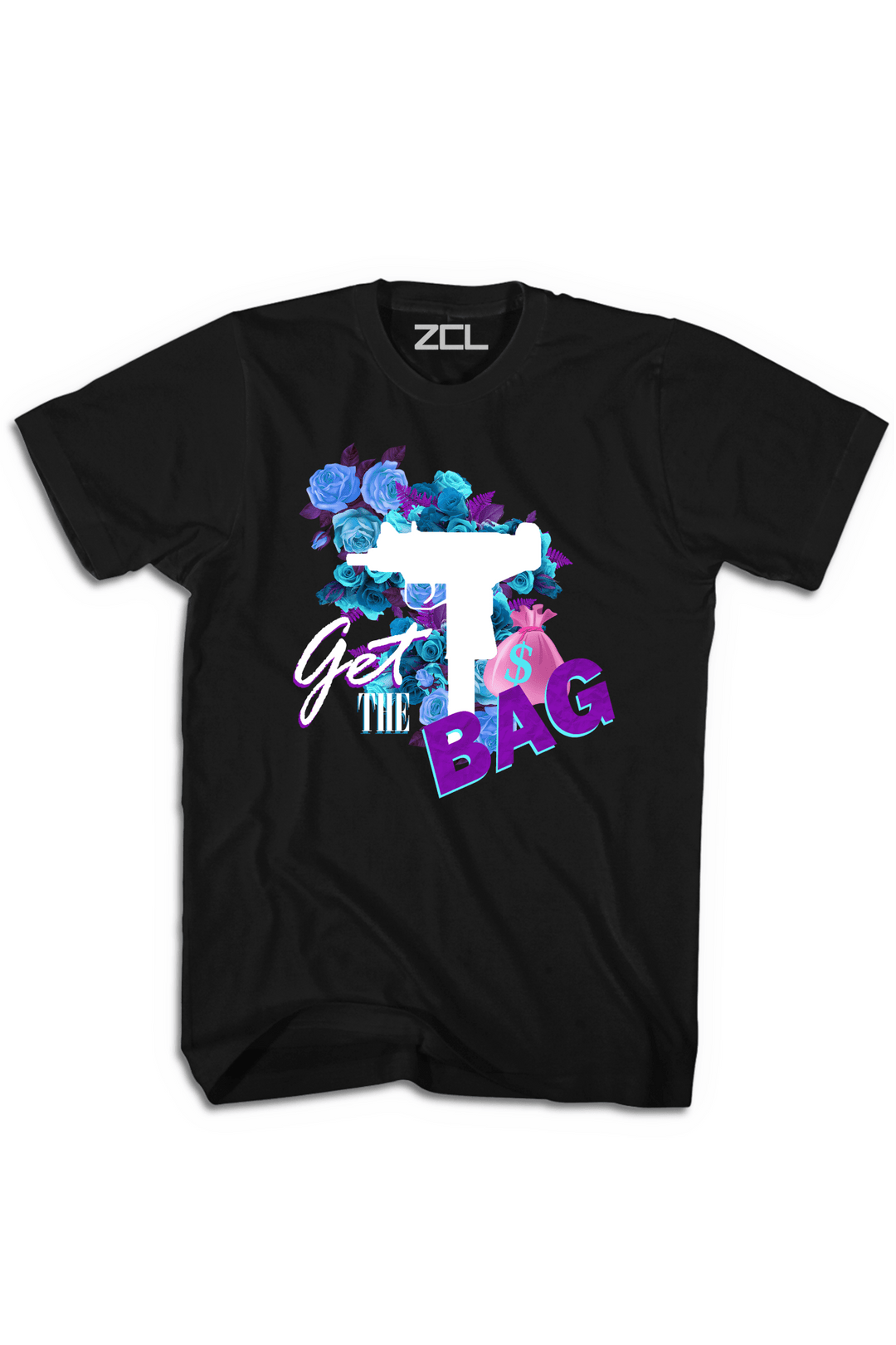 Get The Bag Tee Black - Zamage