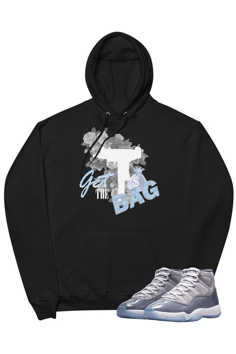 Air Jordan 11 "Get The Bag" Hoodie Cool Grey - Zamage
