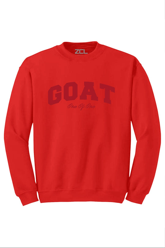Goat Crewneck Sweatshirt (Red Logo) - Zamage