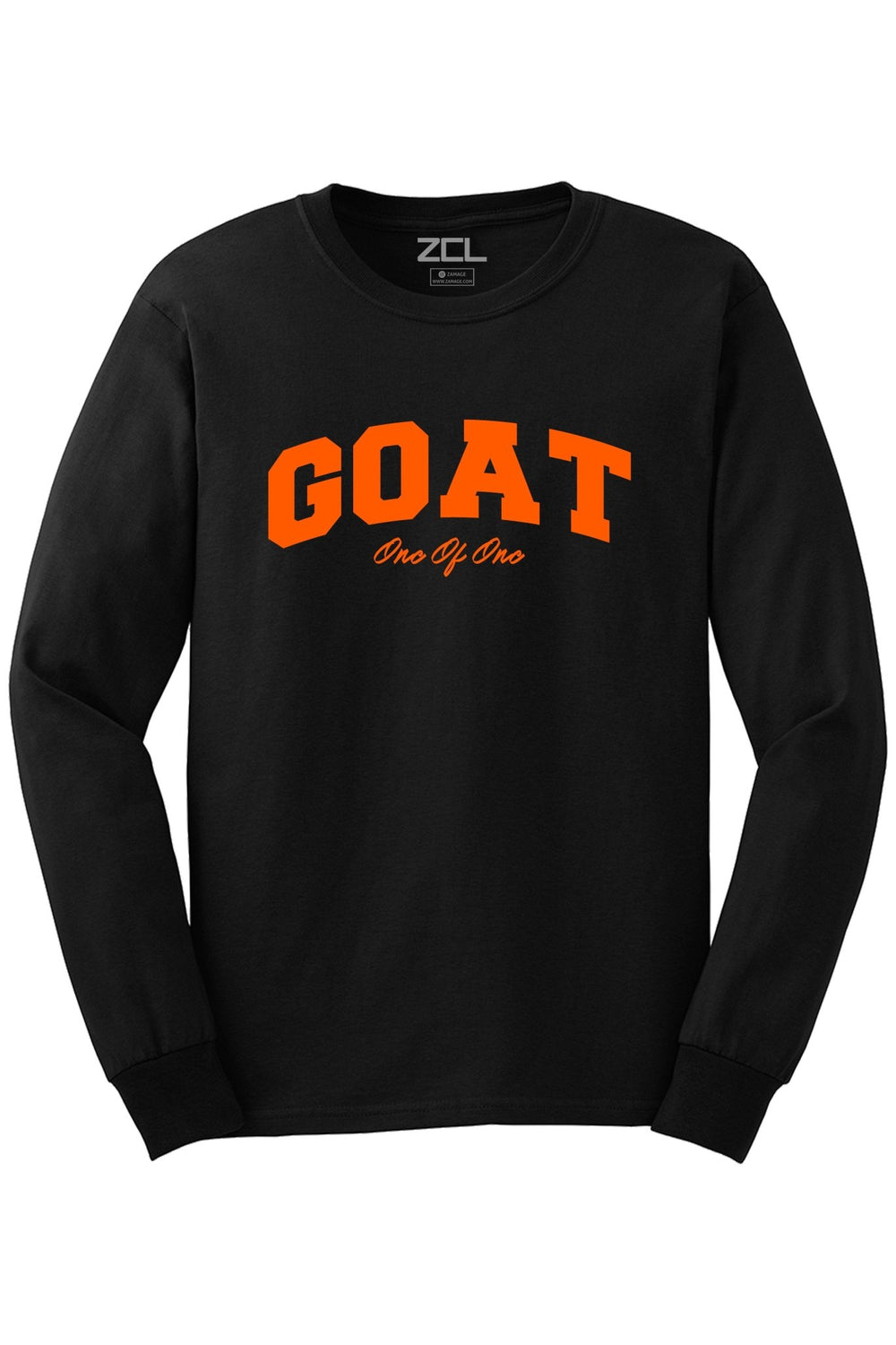 Goat Long Sleeve Tee (Orange Logo) - Zamage