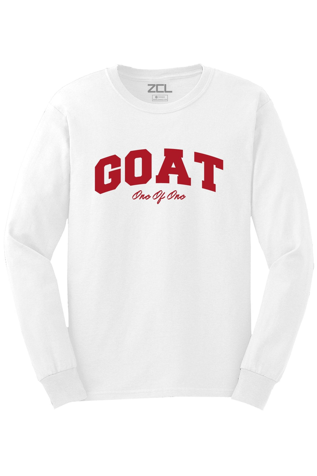 Goat Long Sleeve Tee (Red Logo) - Zamage