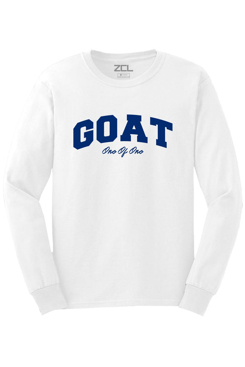 Goat Long Sleeve Tee (Royal Logo) - Zamage
