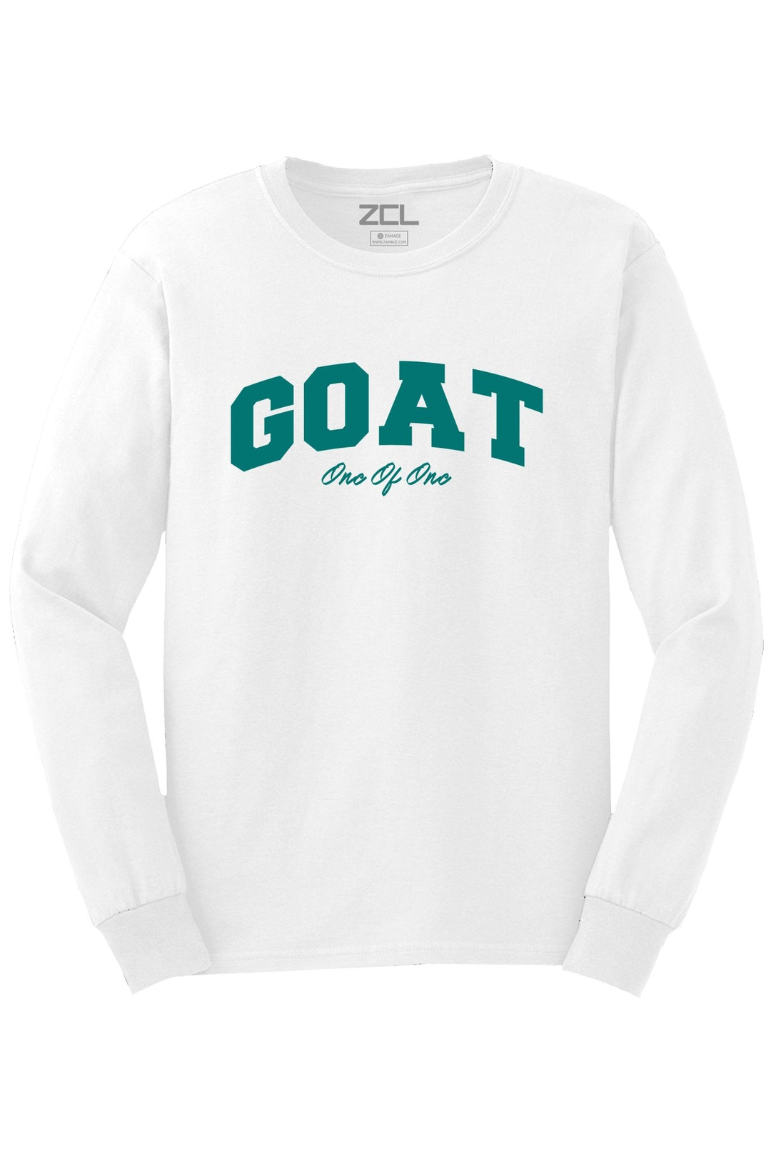 Goat Long Sleeve Tee (Teal Logo) - Zamage