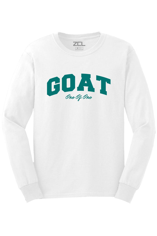 Goat Long Sleeve Tee (Teal Logo) - Zamage