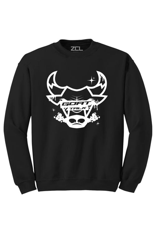 Goat Talk Crewneck Sweatshirt (White Logo) - Zamage