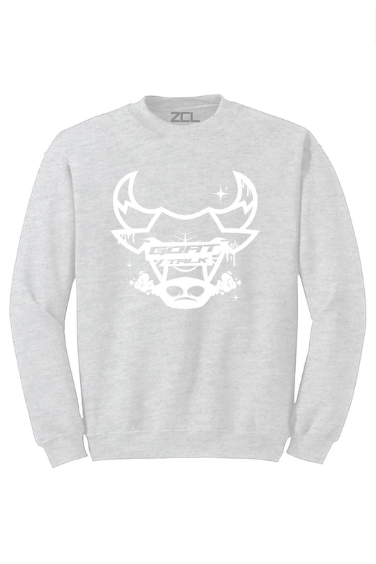 Goat Talk Crewneck Sweatshirt (White Logo) - Zamage