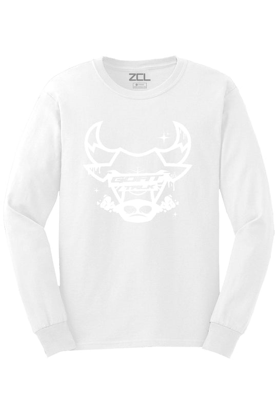 Goat Talk Long Sleeve Tee (White Logo) - Zamage