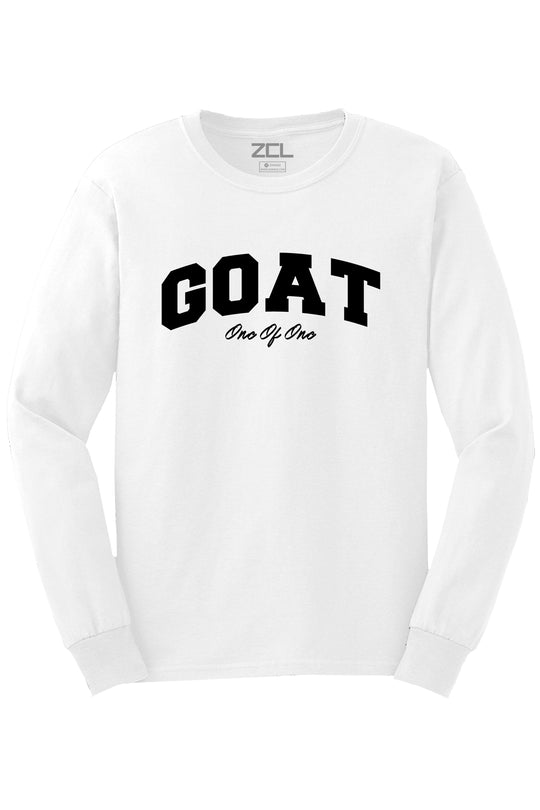 Goat Long Sleeve Tee (Black Logo) - Zamage