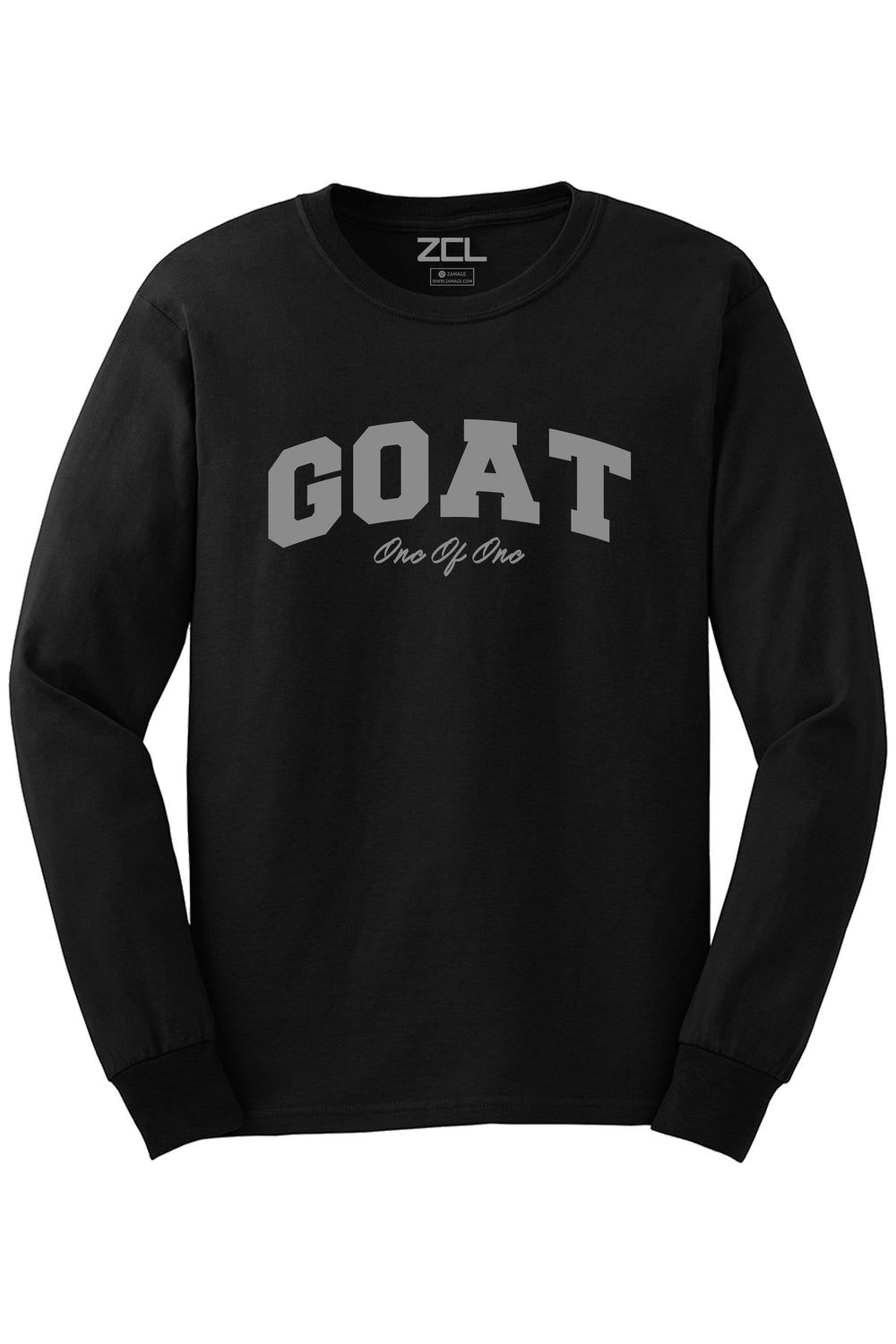 Goat Long Sleeve Tee (Grey Logo) - Zamage