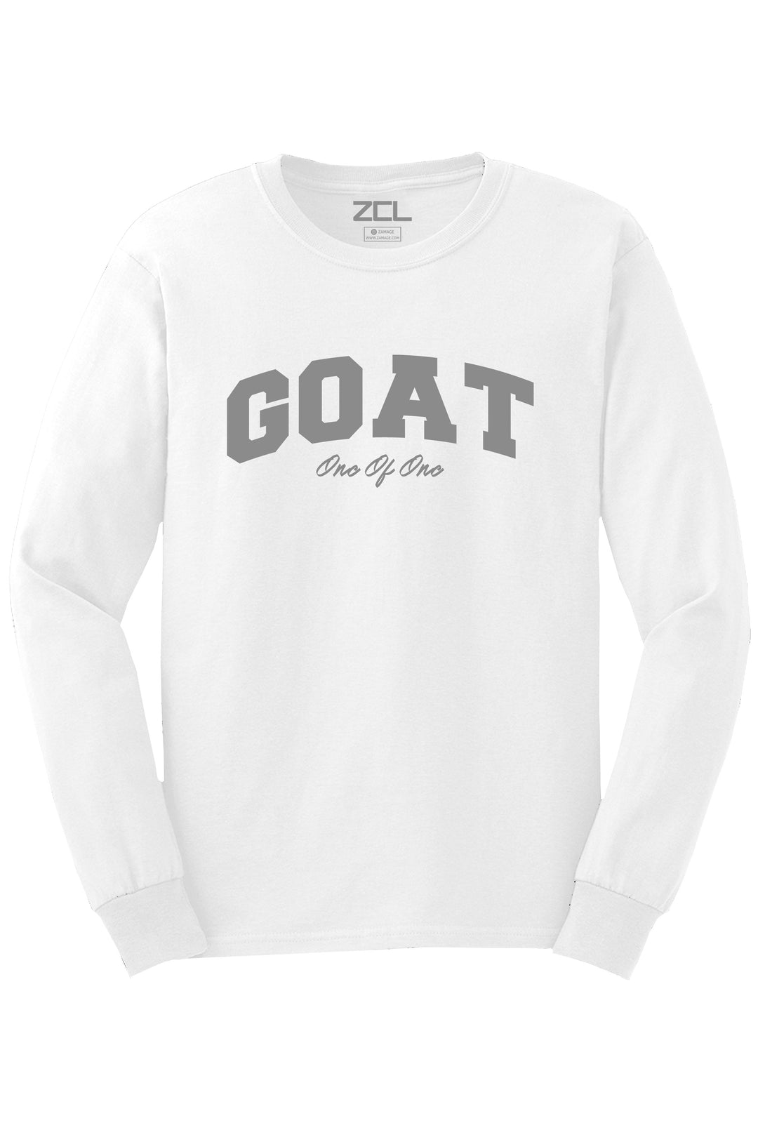 Goat Long Sleeve Tee (Grey Logo) - Zamage