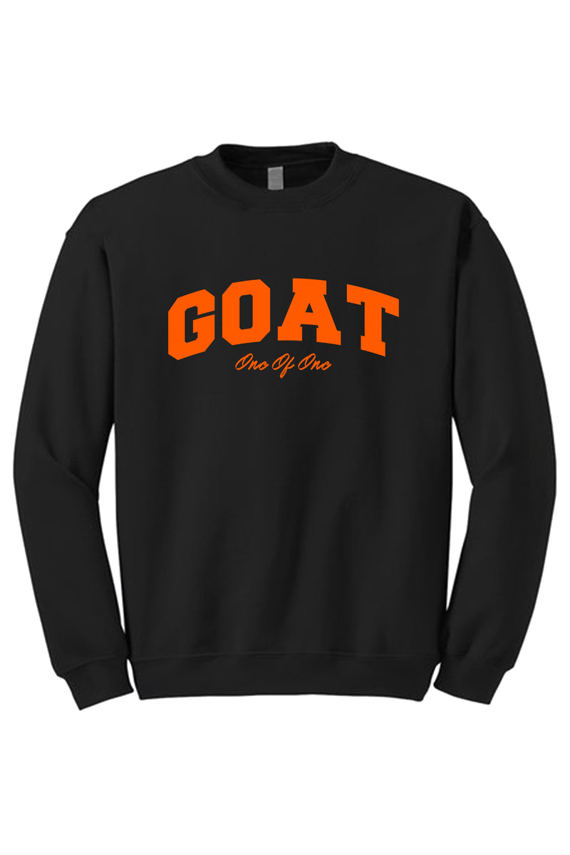 Goat Crewneck Sweatshirt (Orange Logo) - Zamage